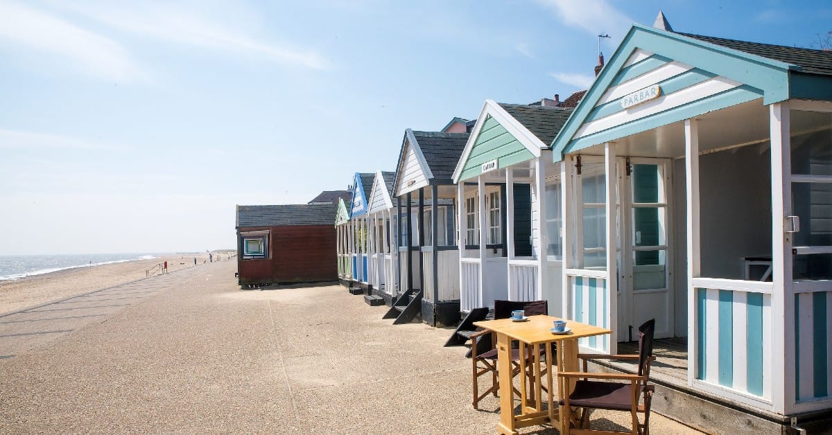 Southwold beach huts available to hire from Dur