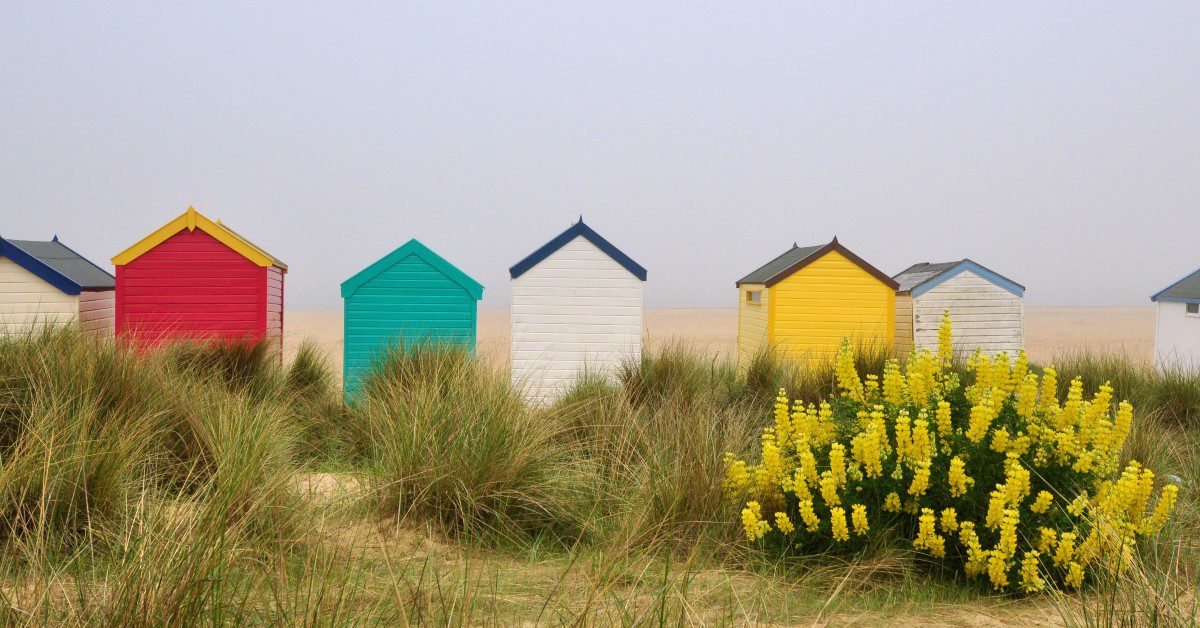 Beach Huts in Southwold